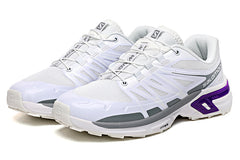 White and purple Salomon outdoor casual retro XT WINGS 2  sneakers men's hiking shoes 36-40