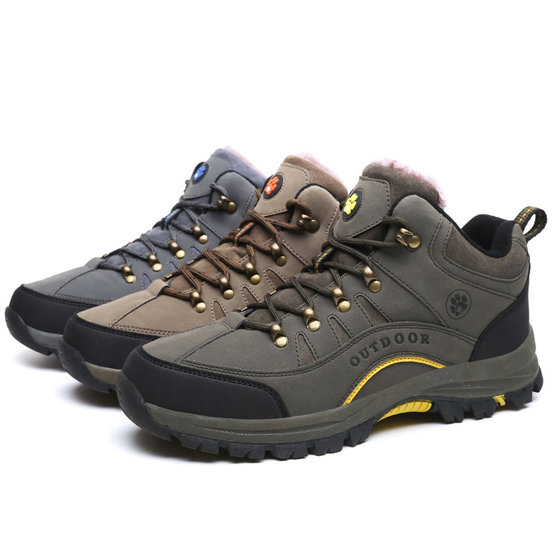 Outdoor  top mountaineering shoes waterproof and antiskid autumn and winter desert Hiking Boots Men's breathable professional off-road shoes