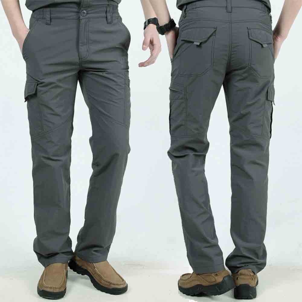 KB Men's Lightweight Tactical Pants Breathable Summer Casual Army Military Long Trousers Male Waterproof Quick Dry  Pants