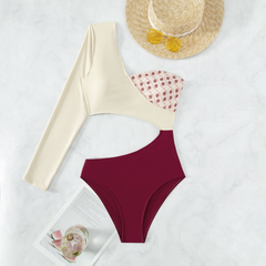 European and American new one-piece  fashion backless one-piece swimsuit swimsuit