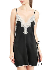 Ladies Fashion and Comfortable  Silk Homewear Nightdress JFS01JX7248ARE