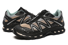 سالومون XT-QUEST حذاء للمشي لمسافات طويلة للزوجين باللونين الأسود والرمادي حذاء جري مقاوم للاهتراء للرجال والنساء حذاء رياضي لتسلق الجبال يسمح بمرور الهواء 36-45