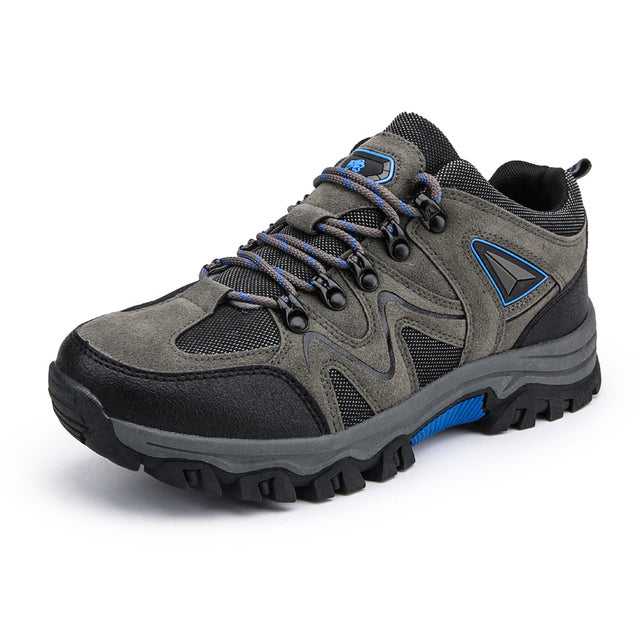 Men's casual sports breathable mountaineering shoes 2023 spring and autumn new outdoor hiking trend travel shoes men's shoes breathable without grindi