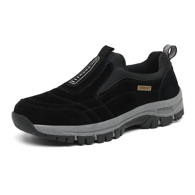 New outdoor leisure sports elderly walking shoes men's large size mountaineering running shoes trend fashion breathable fashion trend temperament men'
