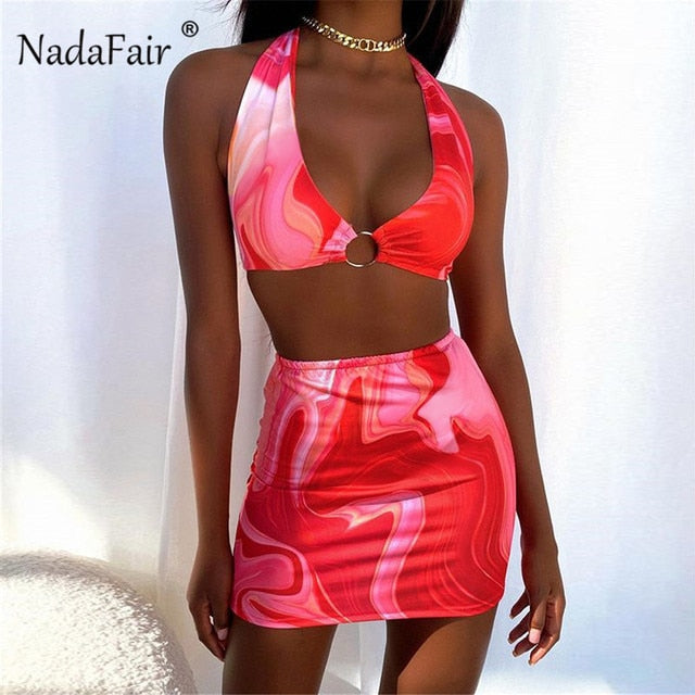 Tie Dye Summer Dress Women Waist Cut Out Backless Halter Robe 2021 Festival Clubwear Bodycon Sexy Party Maxi Dresses