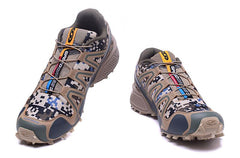 Gray green Salomon outdoor casual retro Speed Cross III  surface hiking sneakers men's hiking shoes 40-46