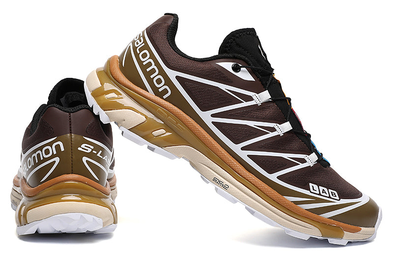 Outdoor Casual SALOMON XT6 ADVANCED Dark Brown Retro Running Shoe Sizes 40-46