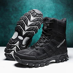 Large size high-top military boots rubber outsole outdoor tactical boots military boots desert boots high-top boots size 39-47