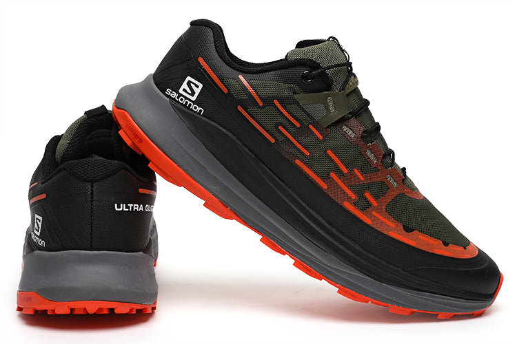 Army green orange red Salomon ULTRA GLIDE 8 men's trail running shoes women's breathable sports running shoes outdoor hiking shoes