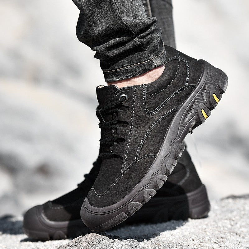 Cowhide Man motion outdoors Casual shoes Climbing shoes Back Country