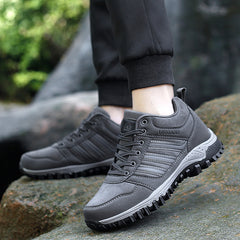 Autumn and winter women's  -top single shoes sneakers large size outdoor hiking shoes hiking shoes rubber sole couple shoes