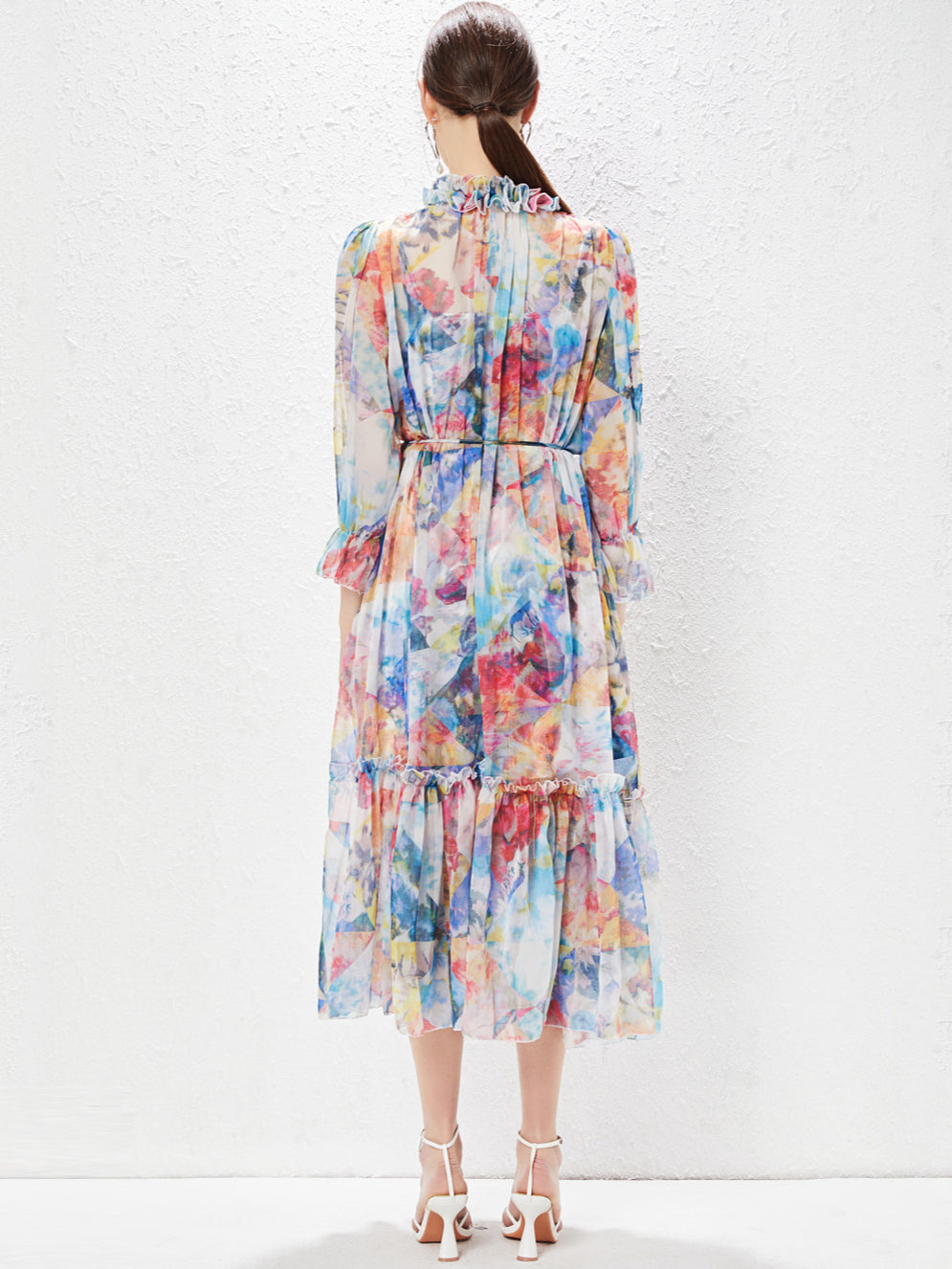 6286 high-quality spot summer new women's clothing Australian niche mage temperament dress elegant two-piece long skirt