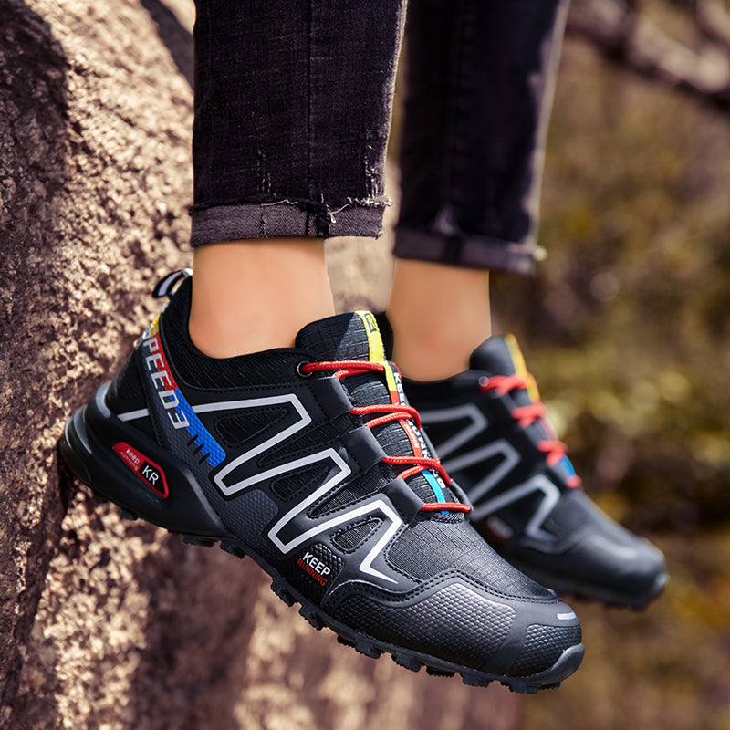 Men's shoes 2021 new cross-country running shoes Solomon outdoor travel hiking shoes hiking shoes breathable ultra-lightweight sports shoes