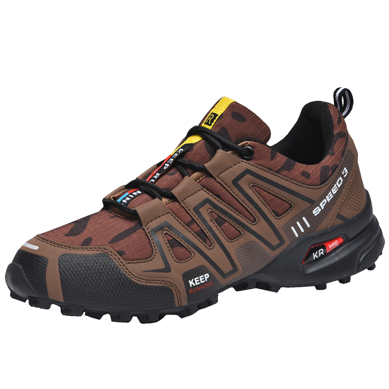 Outdoor Hiking Shoes Plus Size Men's Camouflage Hiking Shoes Lightweight Sneakers