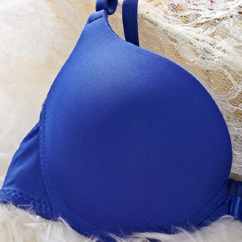 Ladies Bra Push Up Bra Front Buckle ABC Cup Sexy Underwear Ladies Bra Underwear Adjustable Shoulder Strap Bra