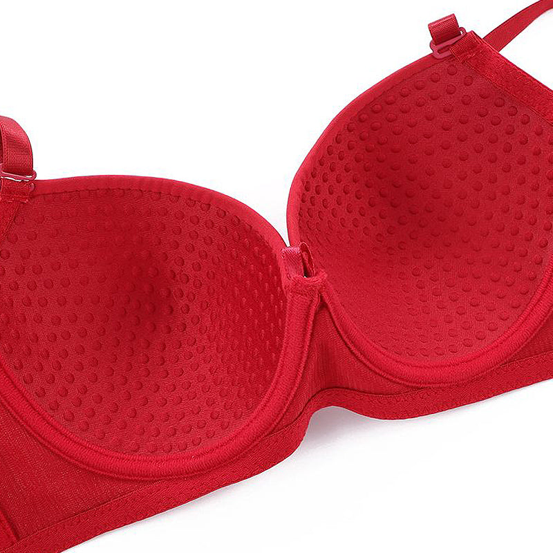 Women's Sexy Underwire Bra Set Women's Underwear Full Coverage Cotton Bra Comfortable Breathable Push Up Bra Top Push Up Daily Breast Lift Underwear