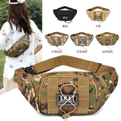 Military Tactical Waist Pack Men Women Camouflage Belt Bag Travel Casual Fanny Pack Mobile Phone Wallet Hiking Chest Bag Outdoor