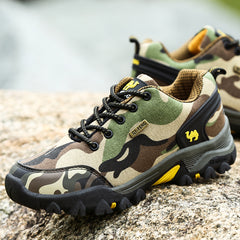 Classic camouflage hiking shoes outdoor mountain travel sneakers couple hiking shoes construction site safety shoes safety shoes size 36-44