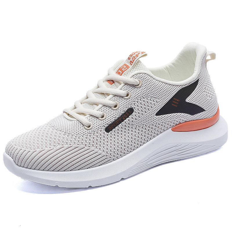 2023 spring new soft-soled shoes mesh hiking shoes all-match casual shoes