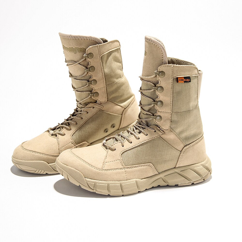 Men Army Boots Hiking Sport Shoes Ankle Men Sneakers Outdoor Boots Men's Military Desert Waterproof Work Safety Shoes