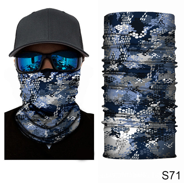 Camouflage Cycling Face Mask Tactical Military Scarf Neck Gaiter Men Seamless Bandana Women Headband Balaclava Tube Face Shield