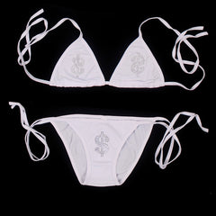 European and American ins style hot drill bikini adjustable swimming underwear