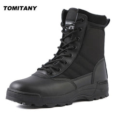Tactical Military Boots Men Boots Special Force Desert Combat Army Boots Outdoor Hiking Boots  Shoes Men Work Safty Shoes