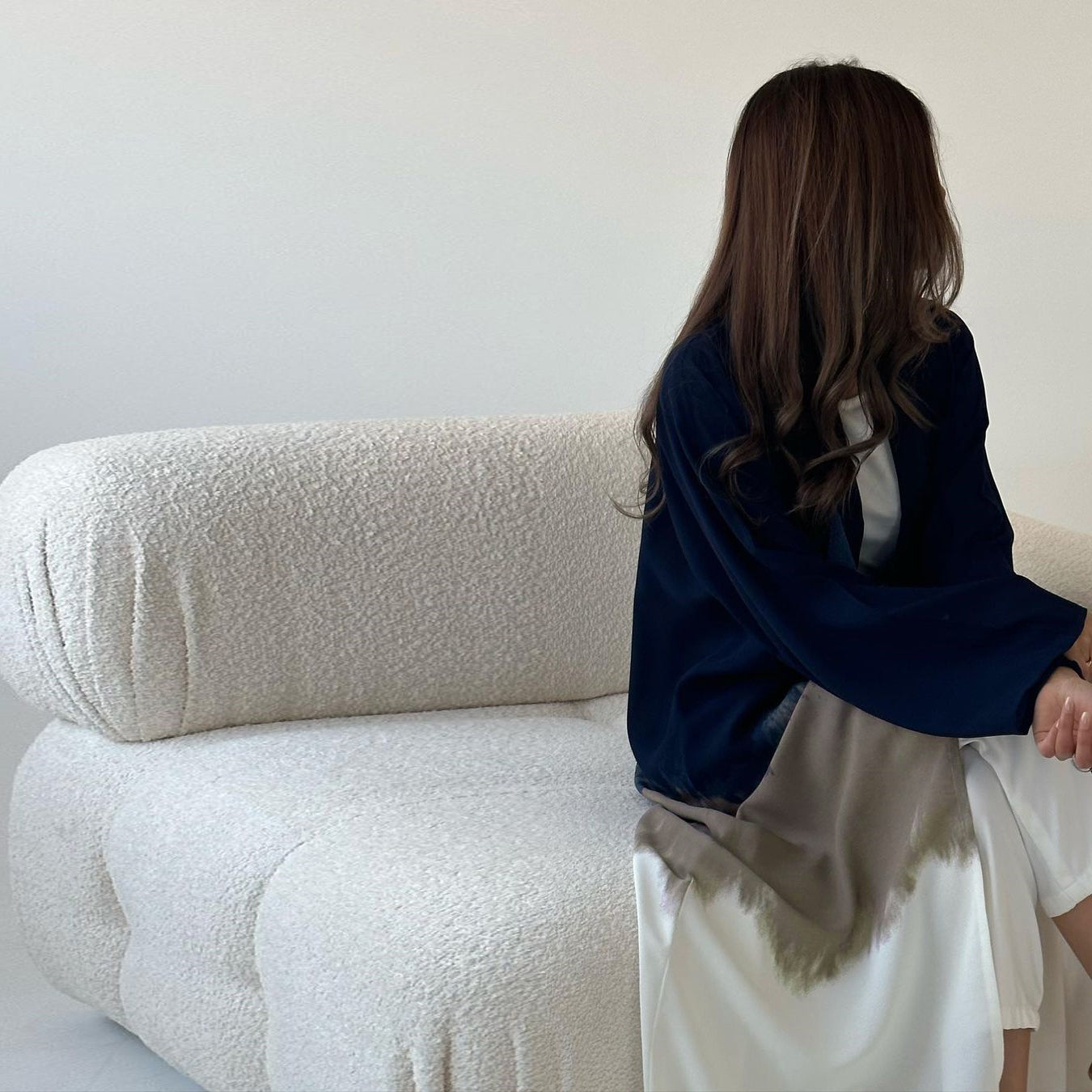 Middle East Muslim clothing fashion tie-dye cape summer new European and American cardigan dress abaya  style