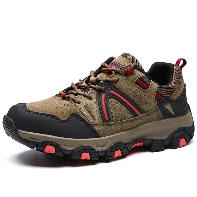 Men's casual sports breathable mountaineering shoes 2023 spring and autumn new outdoor hiking trend travel shoes men's shoes breathable without grindi