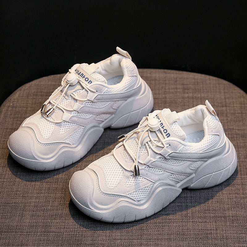 Casual Shoes Ladies Sports Shoes Outdoor Hiking Shoes Breathable  Lace-Up Women's Shoes