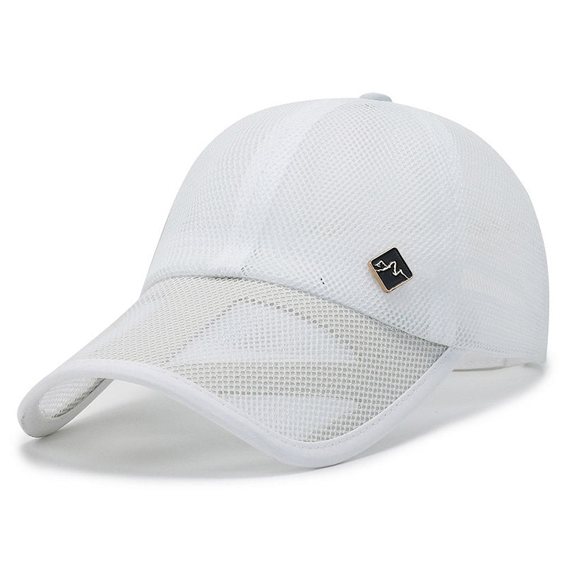 New Baseball Cap Breathable Mesh Hat Summer Outdoor Climbing Sport Baseball Cap Fashion Sun Hat Men Women Quick drying Fishing Hiking Hat