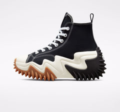 Trendy run star hike black platform canvas high top sneaker