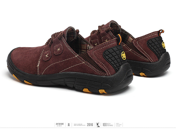 Spring and Autumn Extra Large Men's Shoes 45 Outdoor Leisure 46 Leather Hiking Shoes Men 47 Lazy Pedal Shoes 48