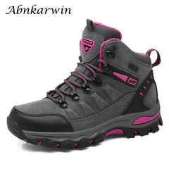 Winter Women's Outdoor Hiking Boots Hiking Shoes Women's Mountaineering Hiking Sneakers