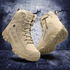 New wear-resistant military boots men's outdoor waterproof  -top desert boots casual men's boots shock absorption tactical boots