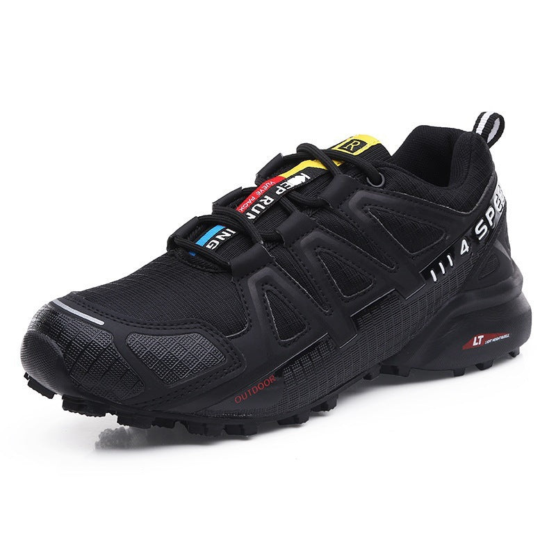 Explosive shoes non-slip men's shoes running shoes mesh sports shoes outdoor hiking shoes trendy shoes all-match fashion