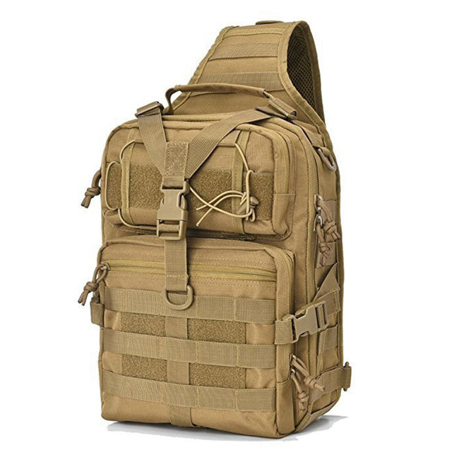 Tactical Military Shoulder Bag 20L Shoulder Backpack Army Chest Pack Outdoor Camping Hiking Fishing Hiking Backpack