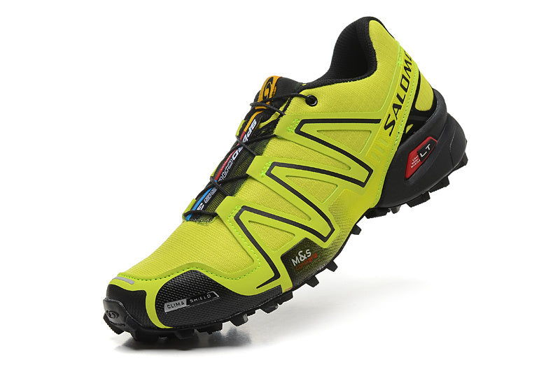Outdoor Salomon 1st Generation Fluorescent Yellow Sports Casual Hiking Shoes Running Shoes Size 40-46