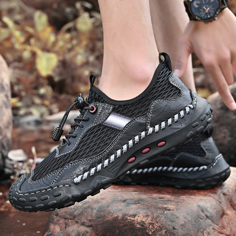 Casual shoes cross-border fashion men's large size hiking shoes men's shoes outdoor off-road shoes trendy sports shoes low top breathable men's shoes