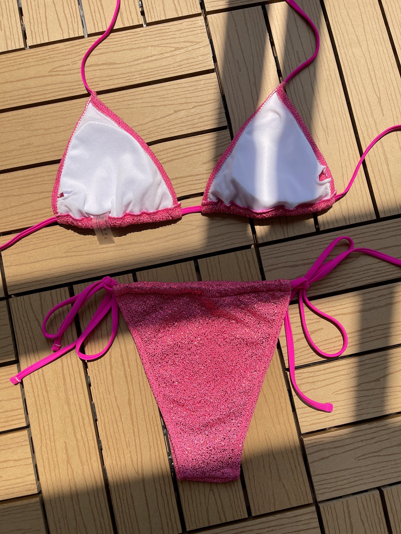 European and American new bikini strap triangle swimsuit sexy swimsuit