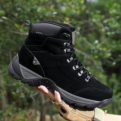 Men New Army Boots  -Top Waterproof Hiking Boots Men Trekking Sneakers Autumn And Winter Snow Boots Outdoor Combat Boots Large Size 40-47
