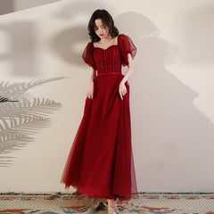 Toast clothing bride female 2022 new summer pregnant women return to the door clothing was thin red wedding thank you banquet dress skirt