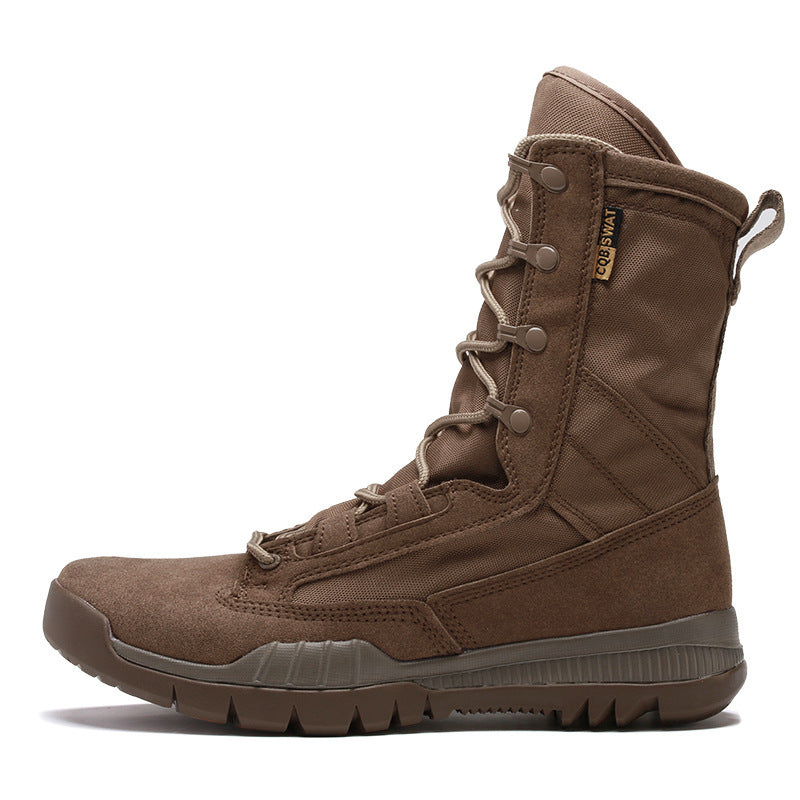 Spring and autumn  -top hiking boots outdoor men's  -top military boots training shoes sports shoes tactical boots