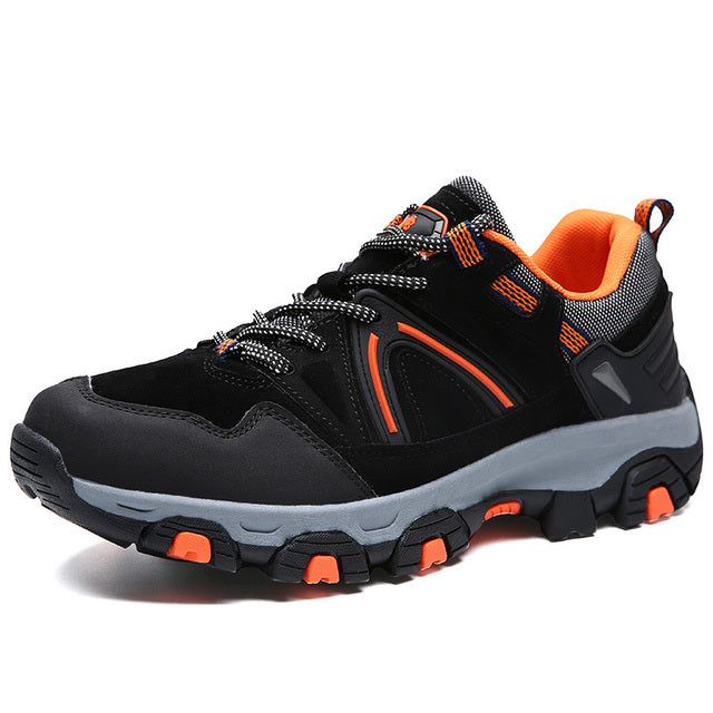 Men's casual sports breathable mountaineering shoes 2023 spring and autumn new outdoor hiking trend travel shoes men's shoes breathable without grindi