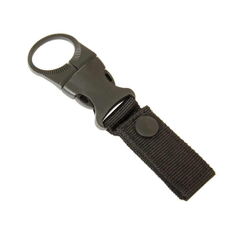 VV Ribbon Backpack Buckle Carabiner Attached Quick Pull Kettle Hanger Outdoor Camping Hiking Accessories