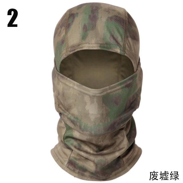 gt hot selling new tactical camouflage balaclava full face mask combat game CP military cap hunter bicycle bicycle army multi-camera hood neck cover