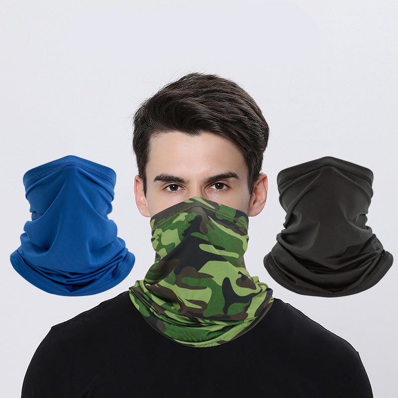 nl new outdoor anti-ultraviolet handkerchief scarf neck warmer multi-functional fishing hiking riding facial hood head scarf cap