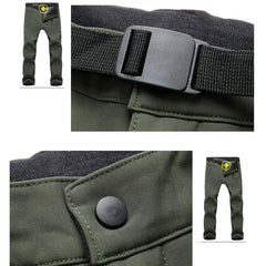 Outdoor quick-drying pants men's summer thin sports quick-drying trousers charging pants men's hiking pants large size elastic climbing pants