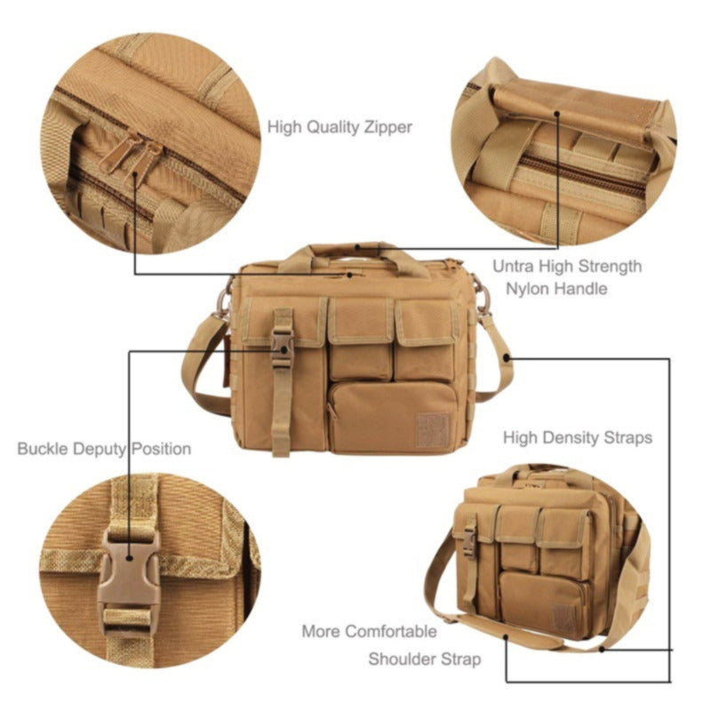 New Military Backpack Tactical Nylon Messenger Shoulder Bag Laptop Handbag Briefcase Outdoor Multifunctional Mountaineering Bag