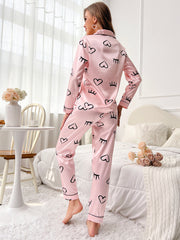 Women's fashion  short-sleeved trousers loungewear can be worn outside  silk pajamas set